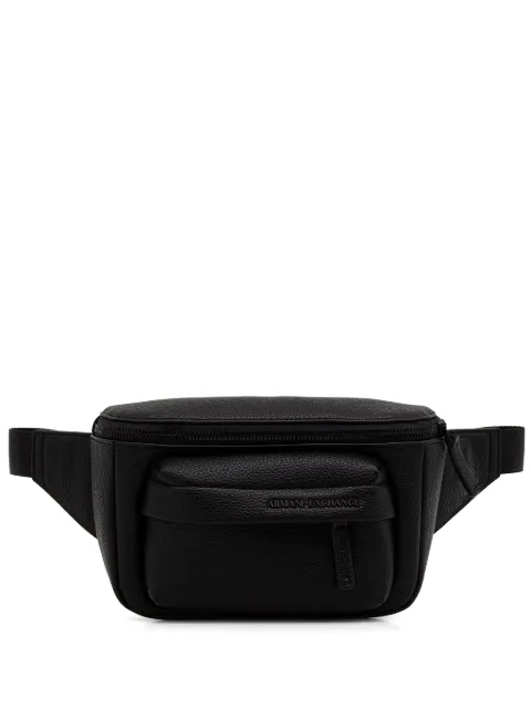 Armani Exchange textured belt bag