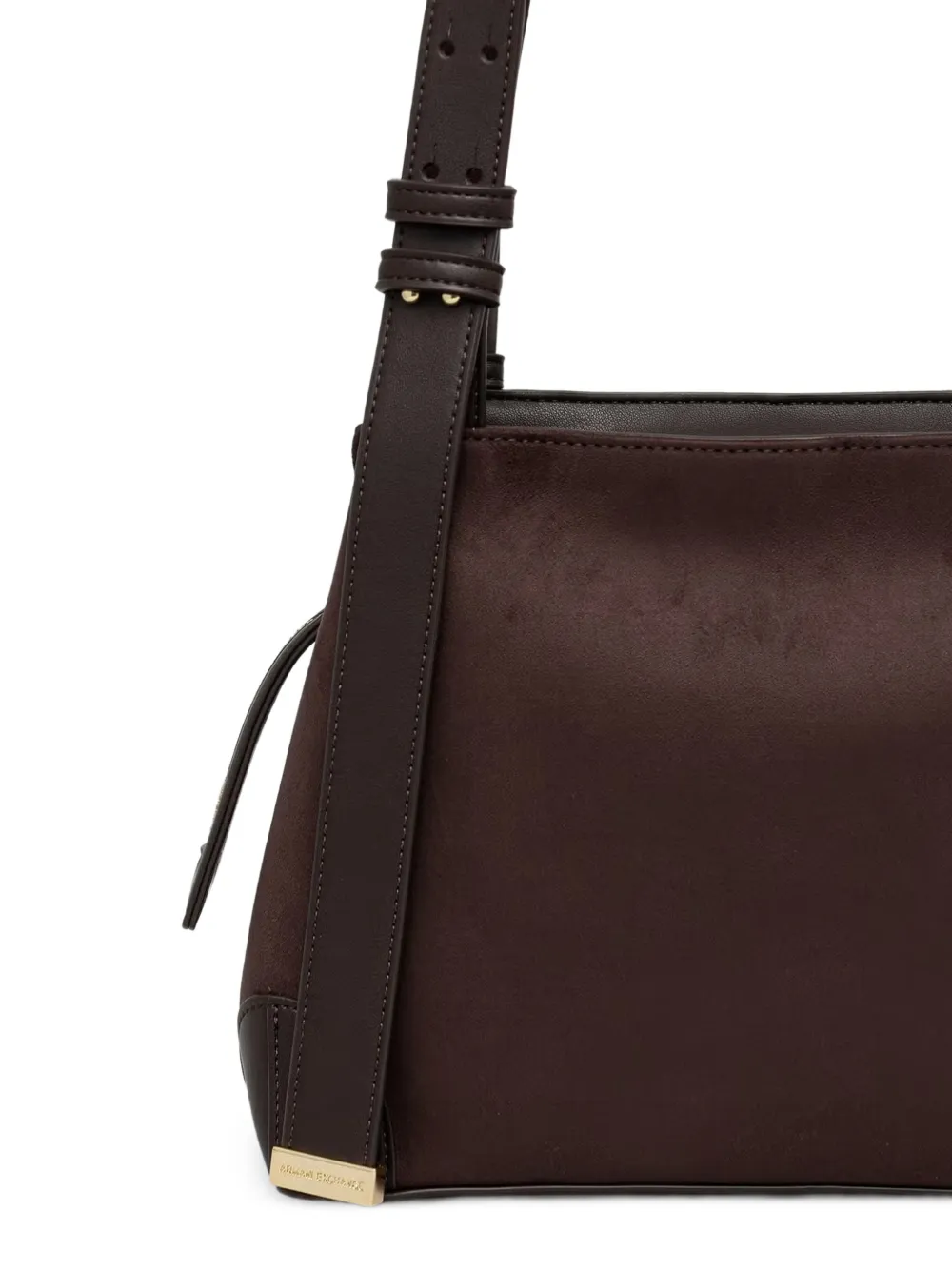Armani Exchange Shopper met logoprint Bruin