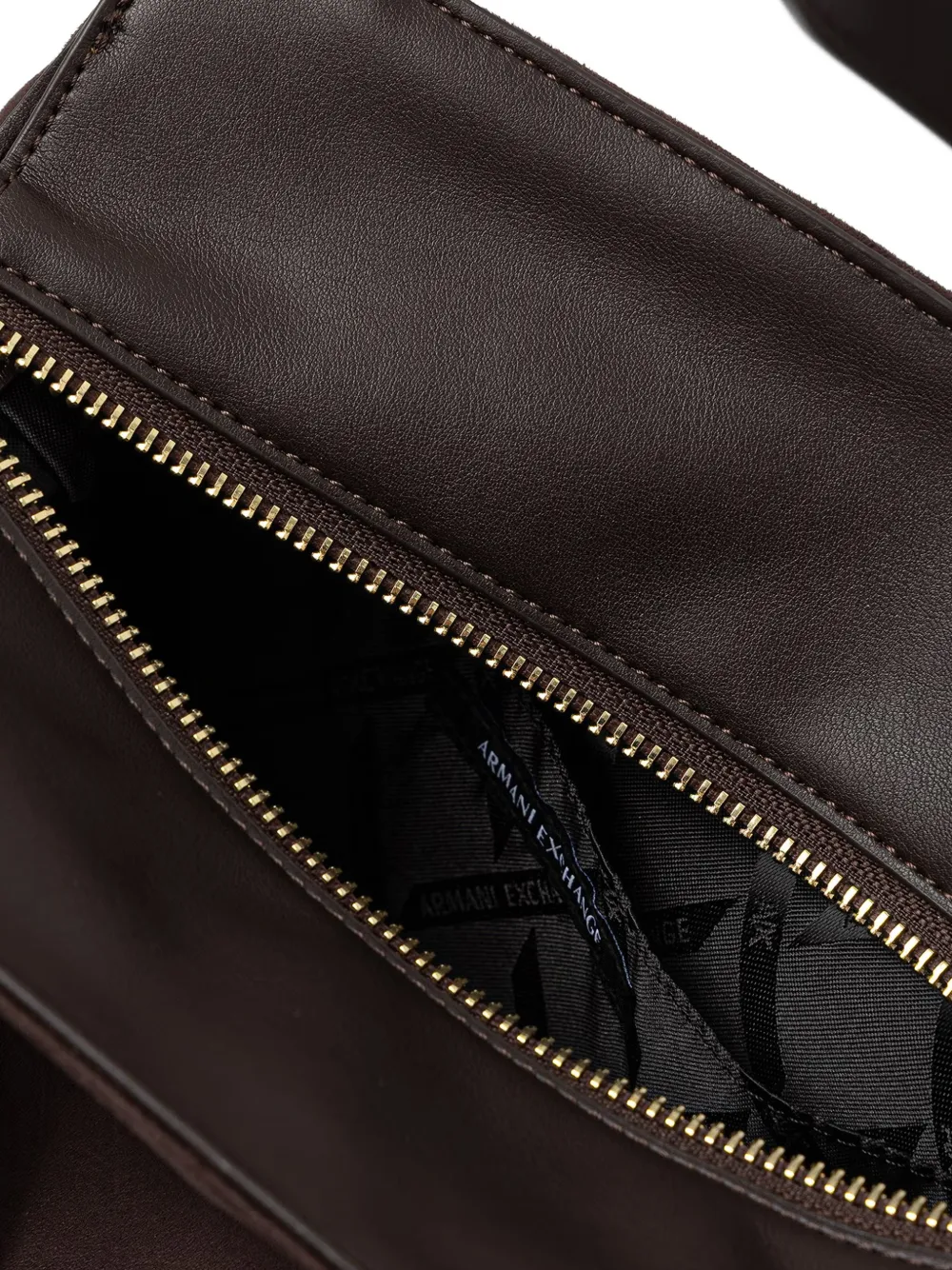 Armani Exchange Shopper met logoprint Bruin