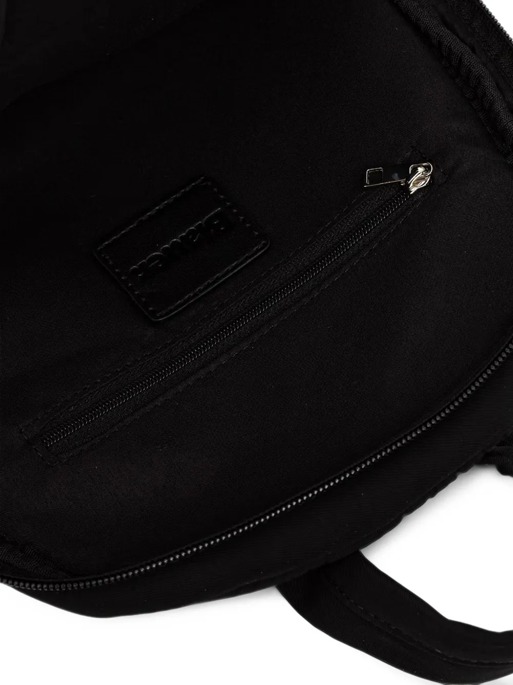 Blauer Rugzak met logopatch Zwart