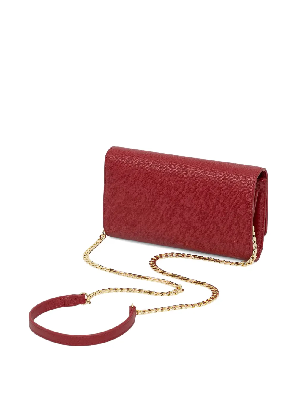 Armani Exchange Clutch met logoplakkaat Rood