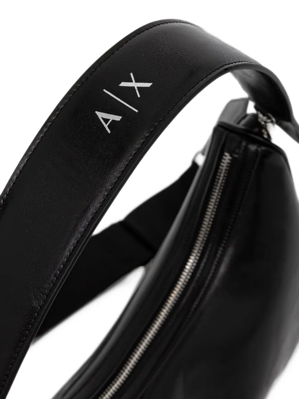 Armani Exchange Shopper met logoprint Zwart