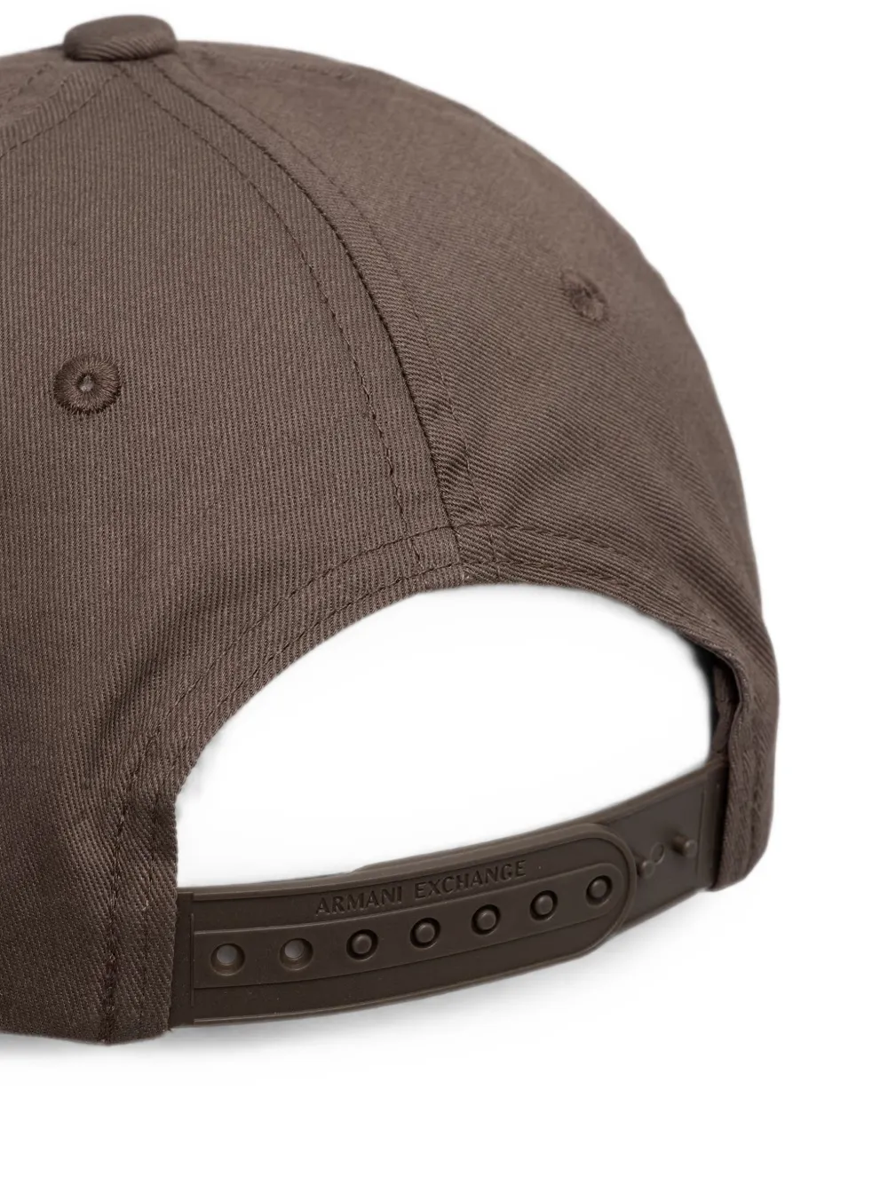 Armani Exchange Honkbalpet met geborduurd logo Bruin