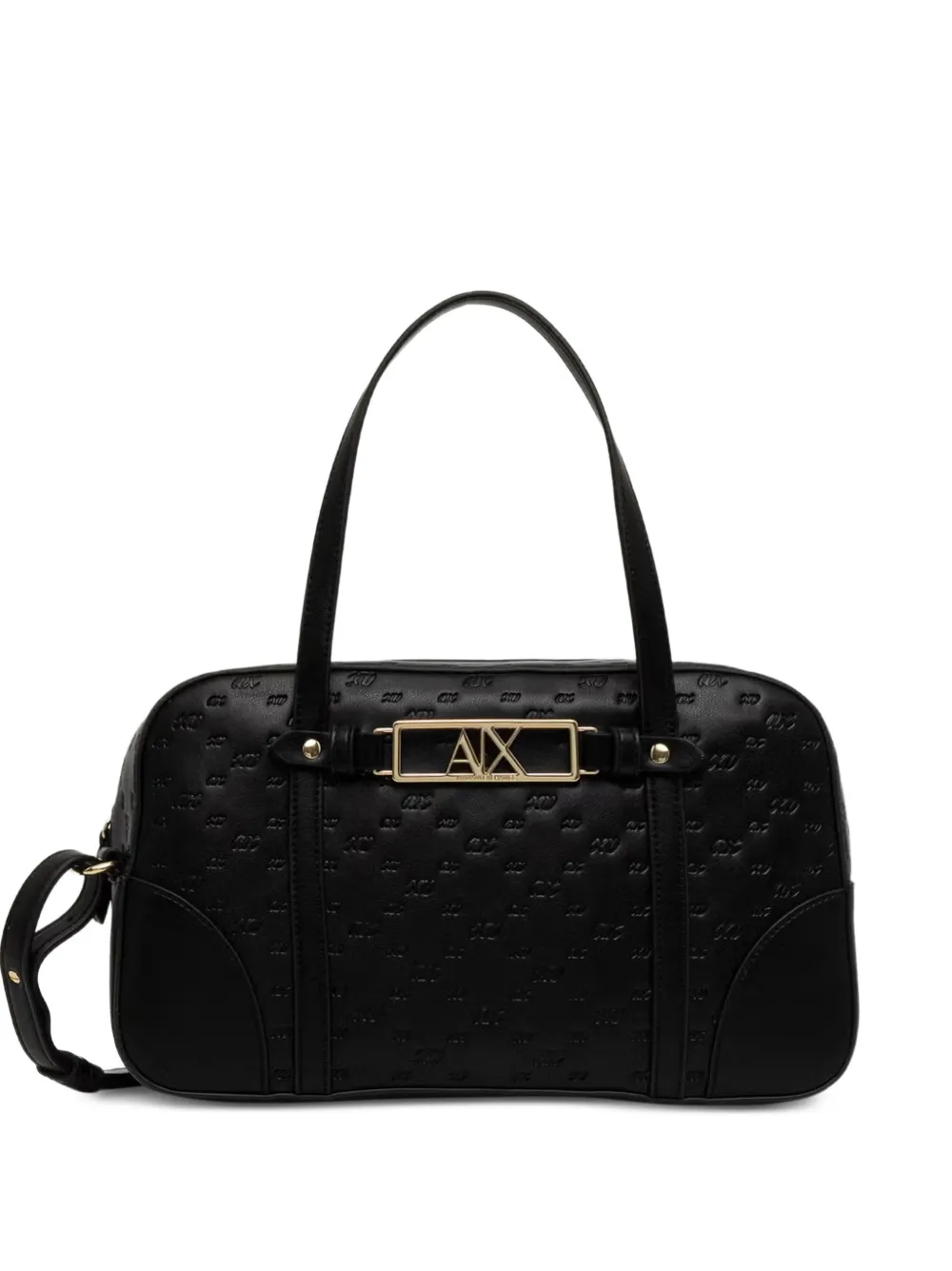 Armani Exchange logo-embossed shoulder bag