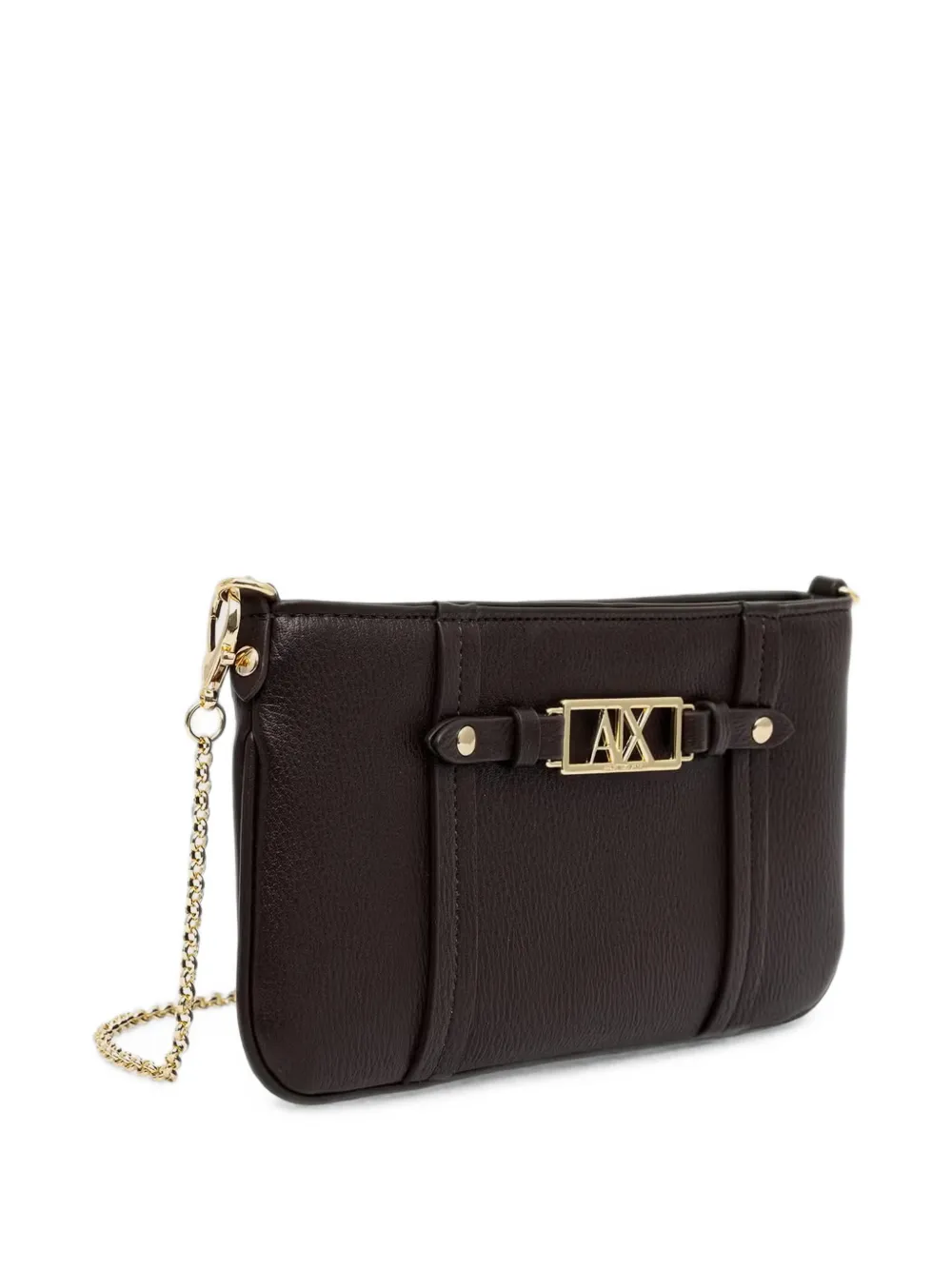 Armani Exchange Shopper met logoplakkaat Bruin