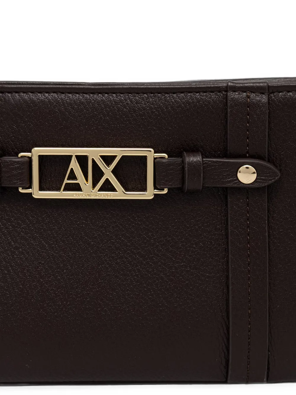 Armani Exchange Shopper met logoplakkaat Bruin