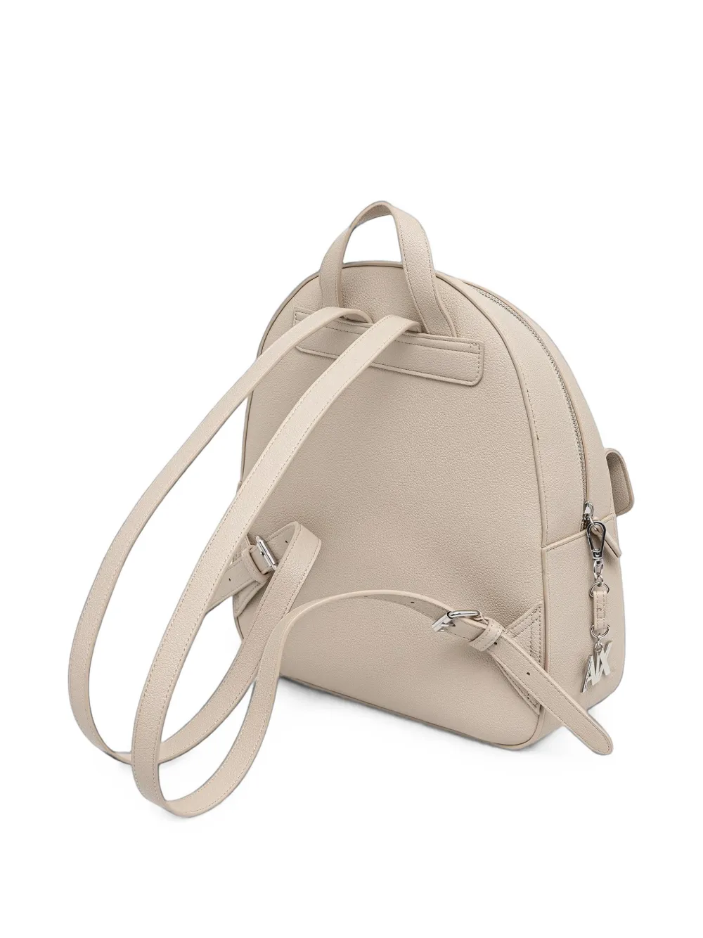 Armani Exchange Rugzak met logoplakkaat Beige