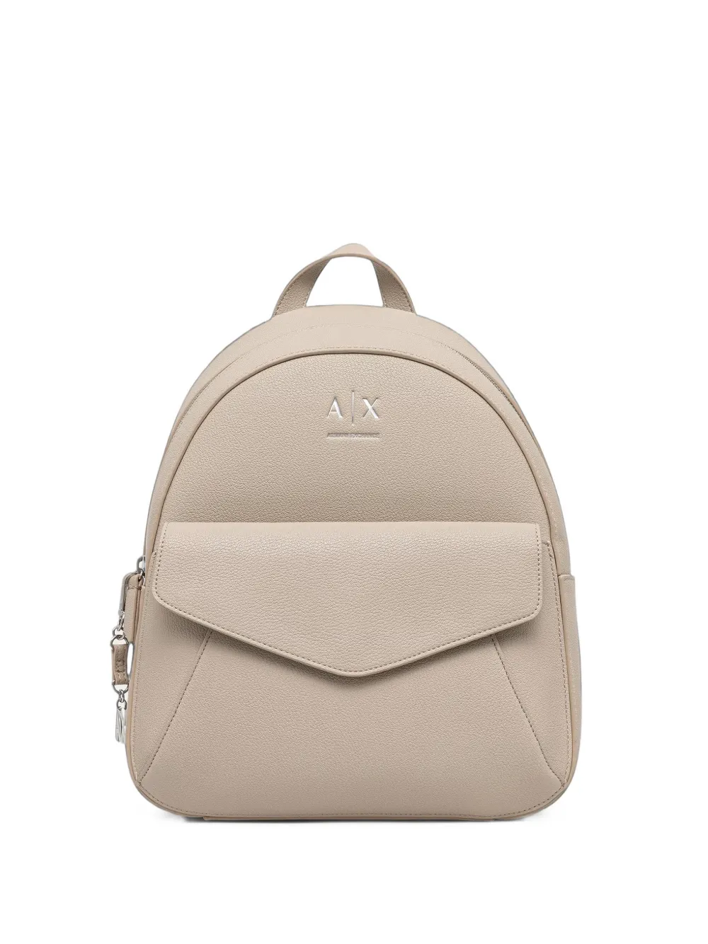 Armani Exchange logo-plaque backpack - Toni neutri