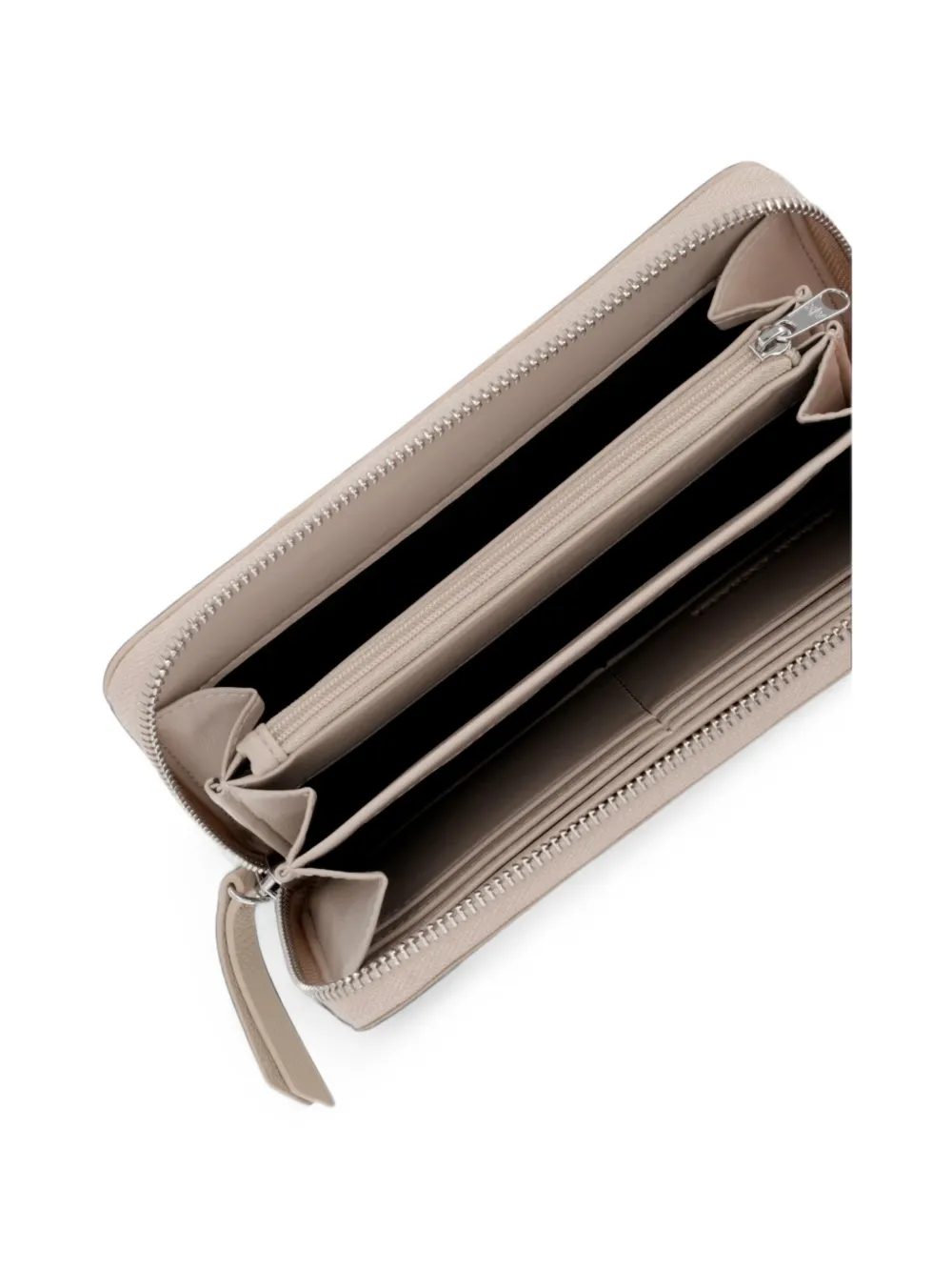 Armani Exchange Portemonnee met logoplakkaat Beige