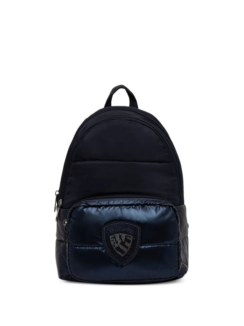 Blauer quilted crystal-embellished backpack - Bleu Blauer quilted crystal-embellished backpack - Bleu