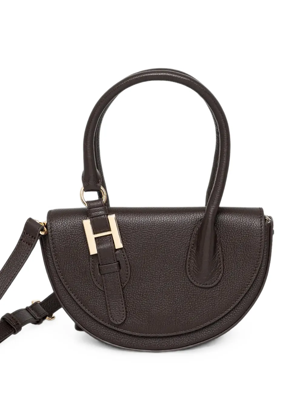 Silvian Heach Borsa a tracolla con applicazione - Marrone