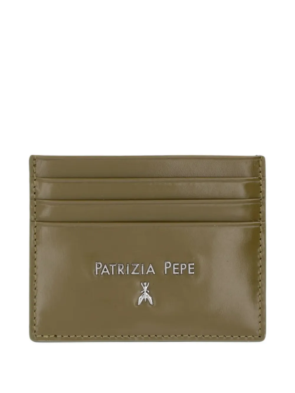 Patrizia Pepe logo-plaque cardholder - Grün