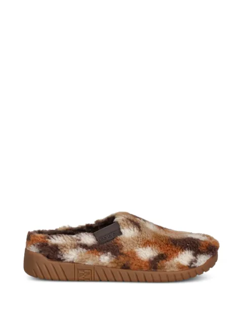 Napapijri Noreg fleece-texture camouflage-pattern slippers