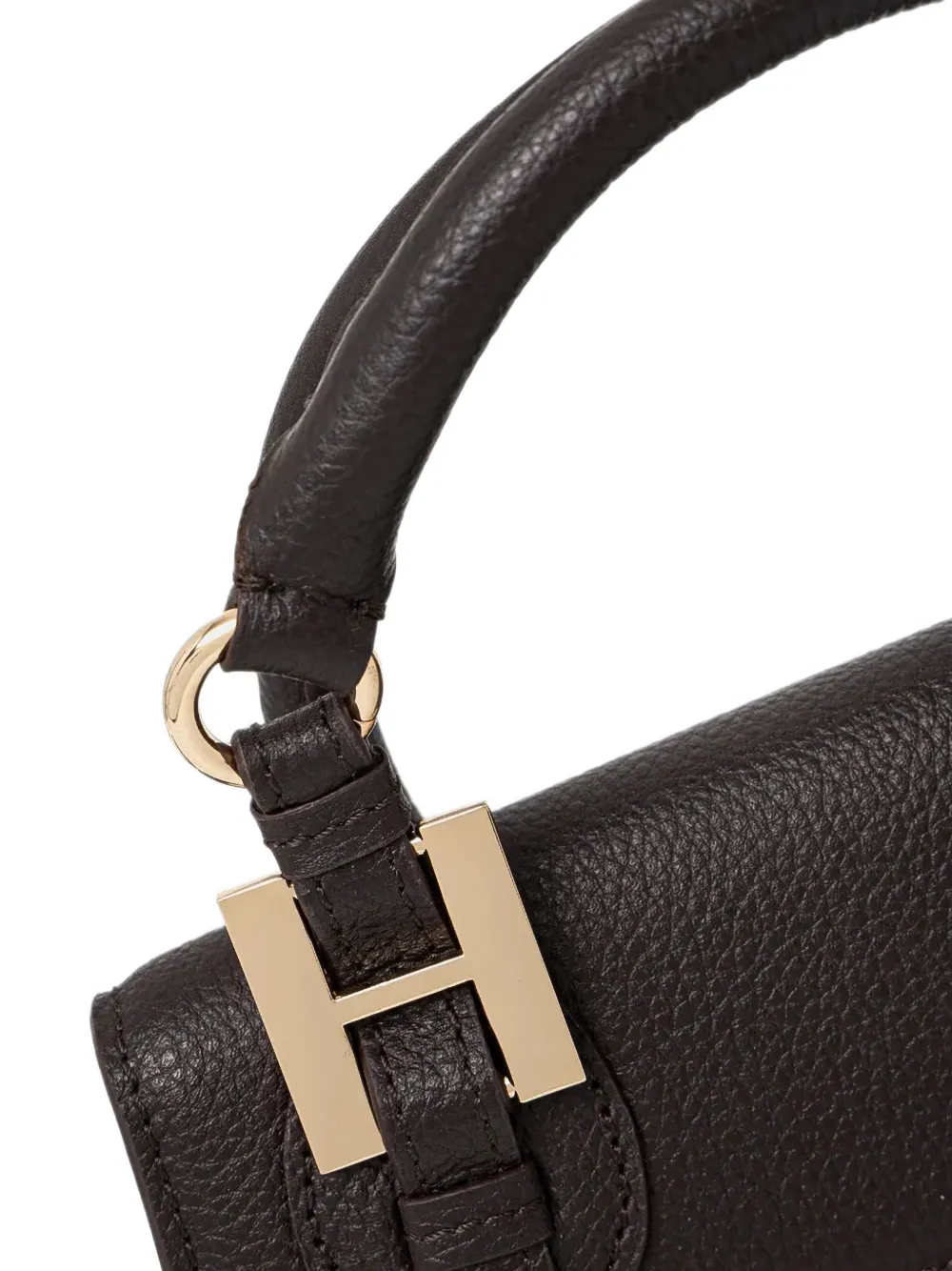 Silvian Heach Crossbodytas met logo-plakkaat en textuur Bruin