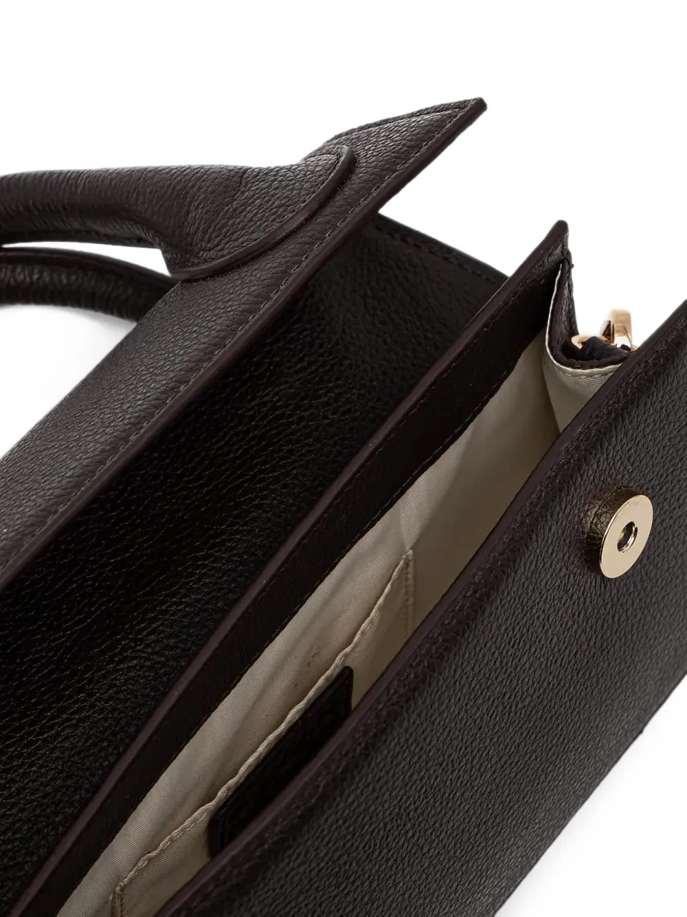 Silvian Heach Crossbodytas met logo-plakkaat en textuur Bruin