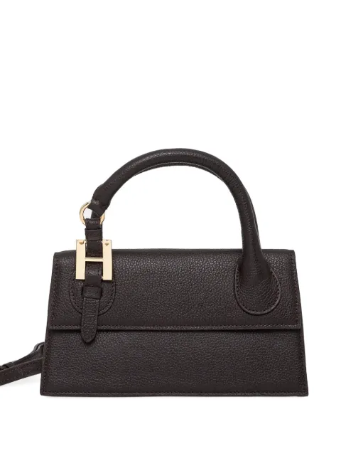 Silvian Heach logo-plaque pebbled-effect cross body bag