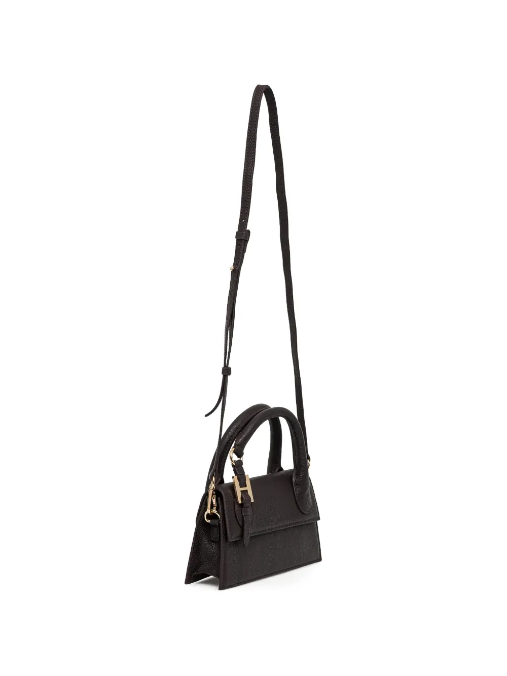 Silvian Heach Borsa a tracolla con placca logo - Marrone
