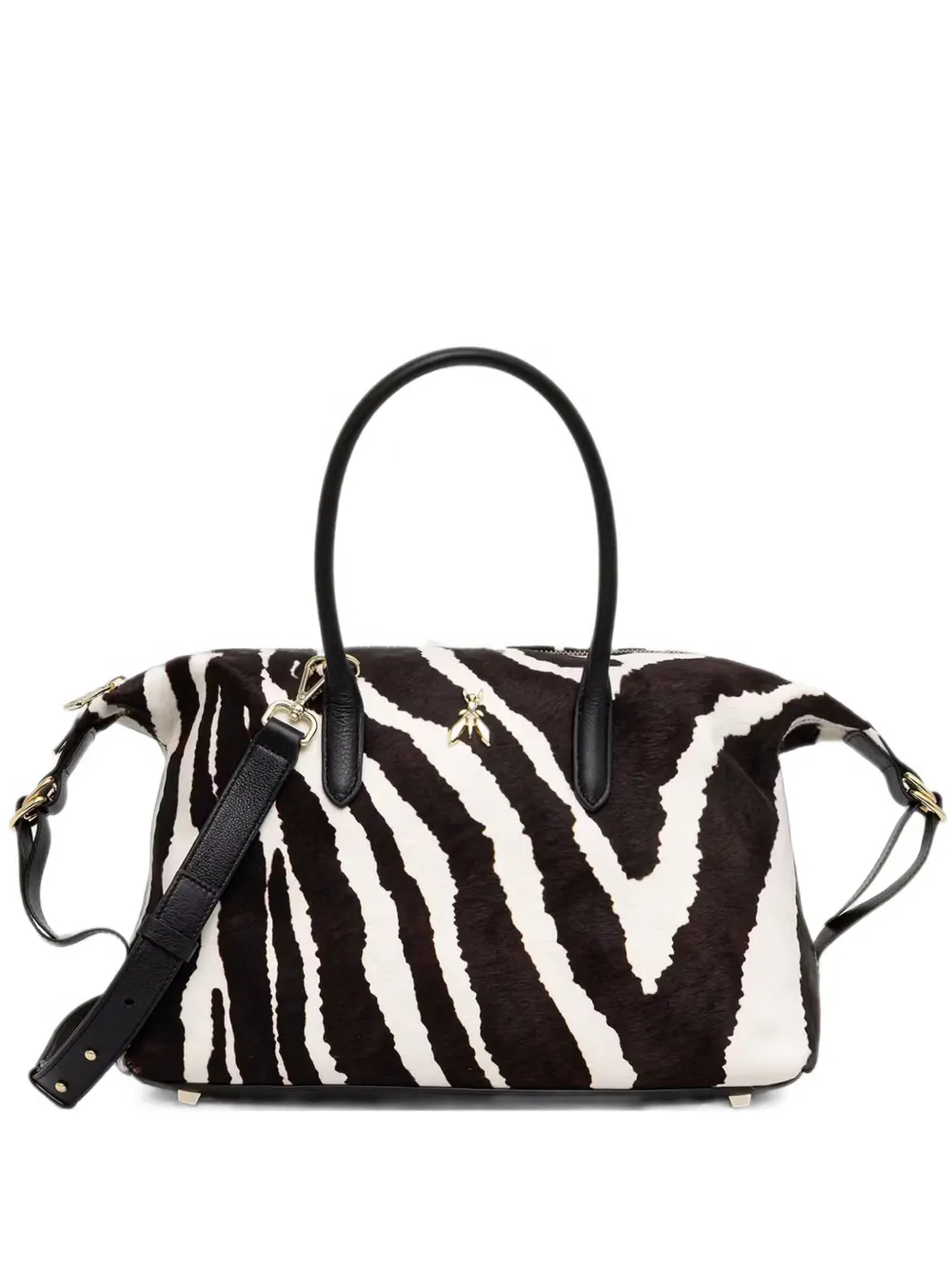 Patrizia Pepe zebra-print tote bag - Noir