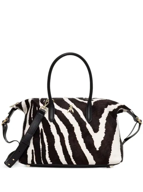 Patrizia Pepe zebra-print tote bag
