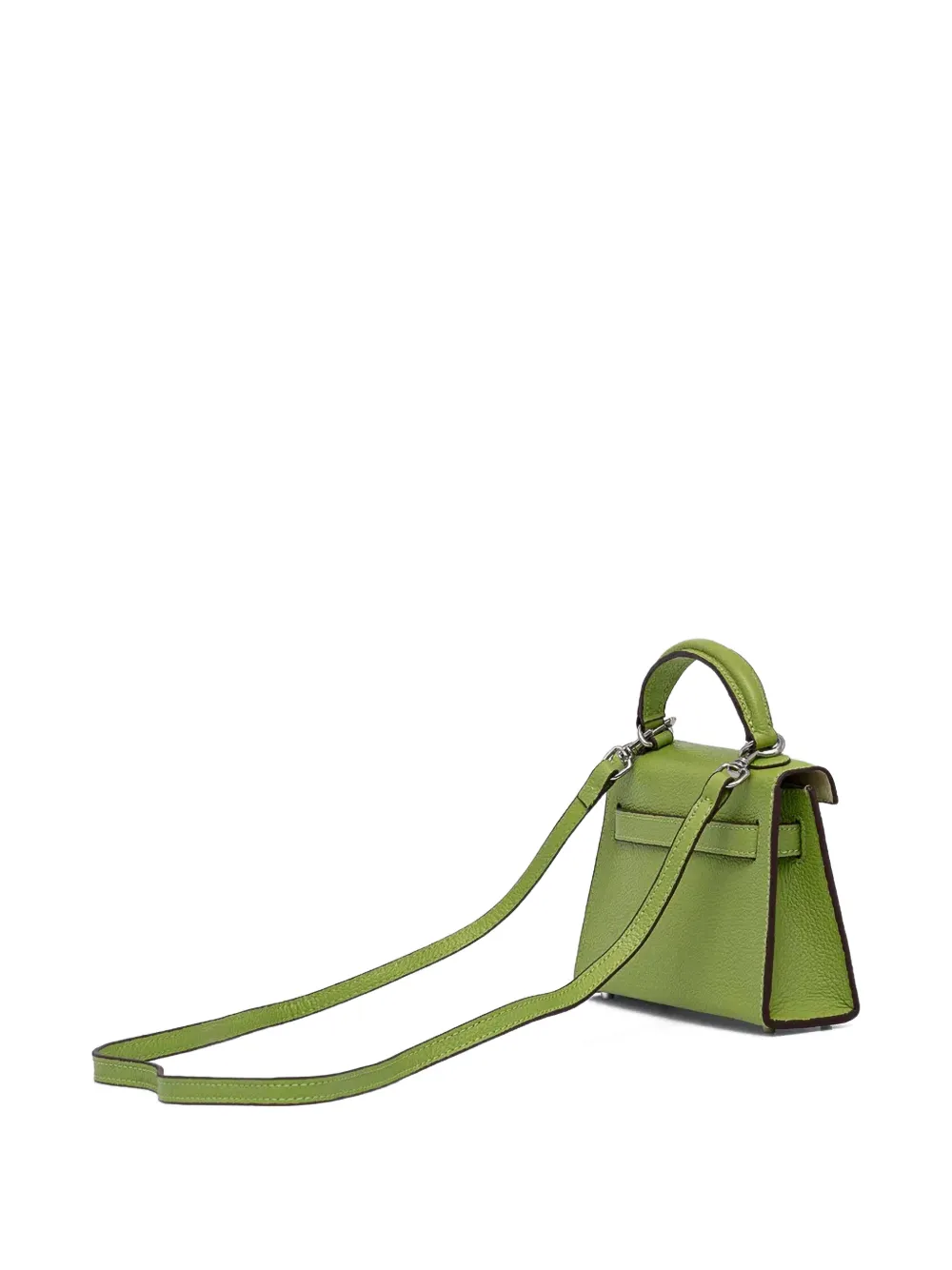 Silvian Heach Sanitá grainy-texture tote bag Groen