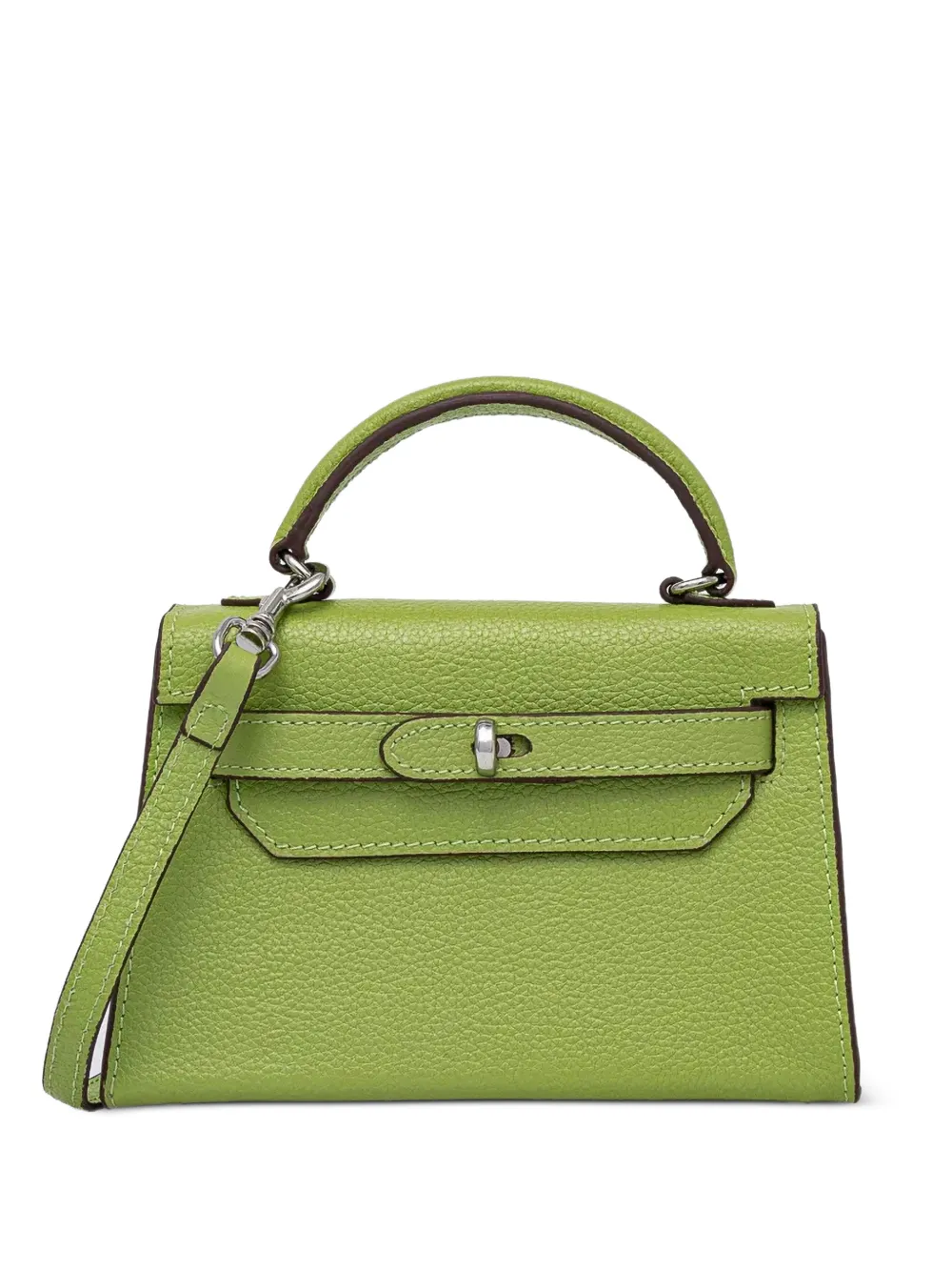 Silvian Heach Sanitá grainy-texture tote bag Groen