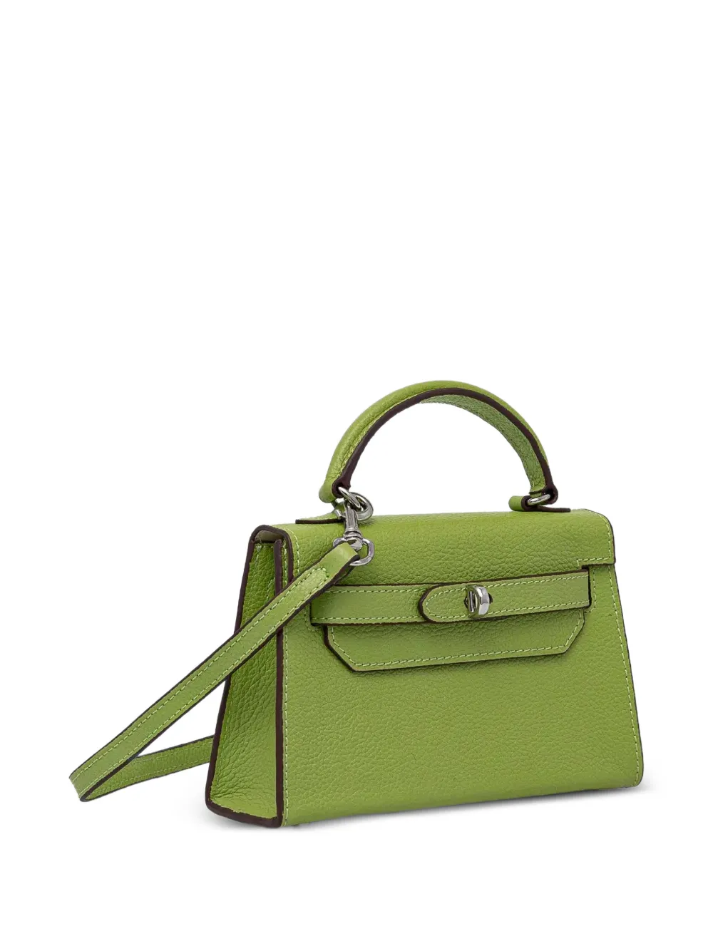 Silvian Heach Sanitá grainy-texture tote bag Groen