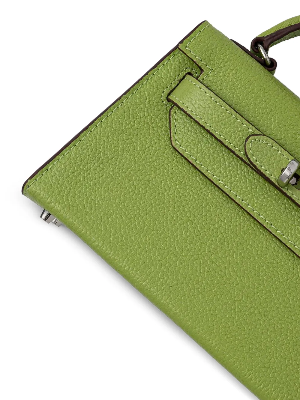 Silvian Heach Sanitá grainy-texture tote bag Groen