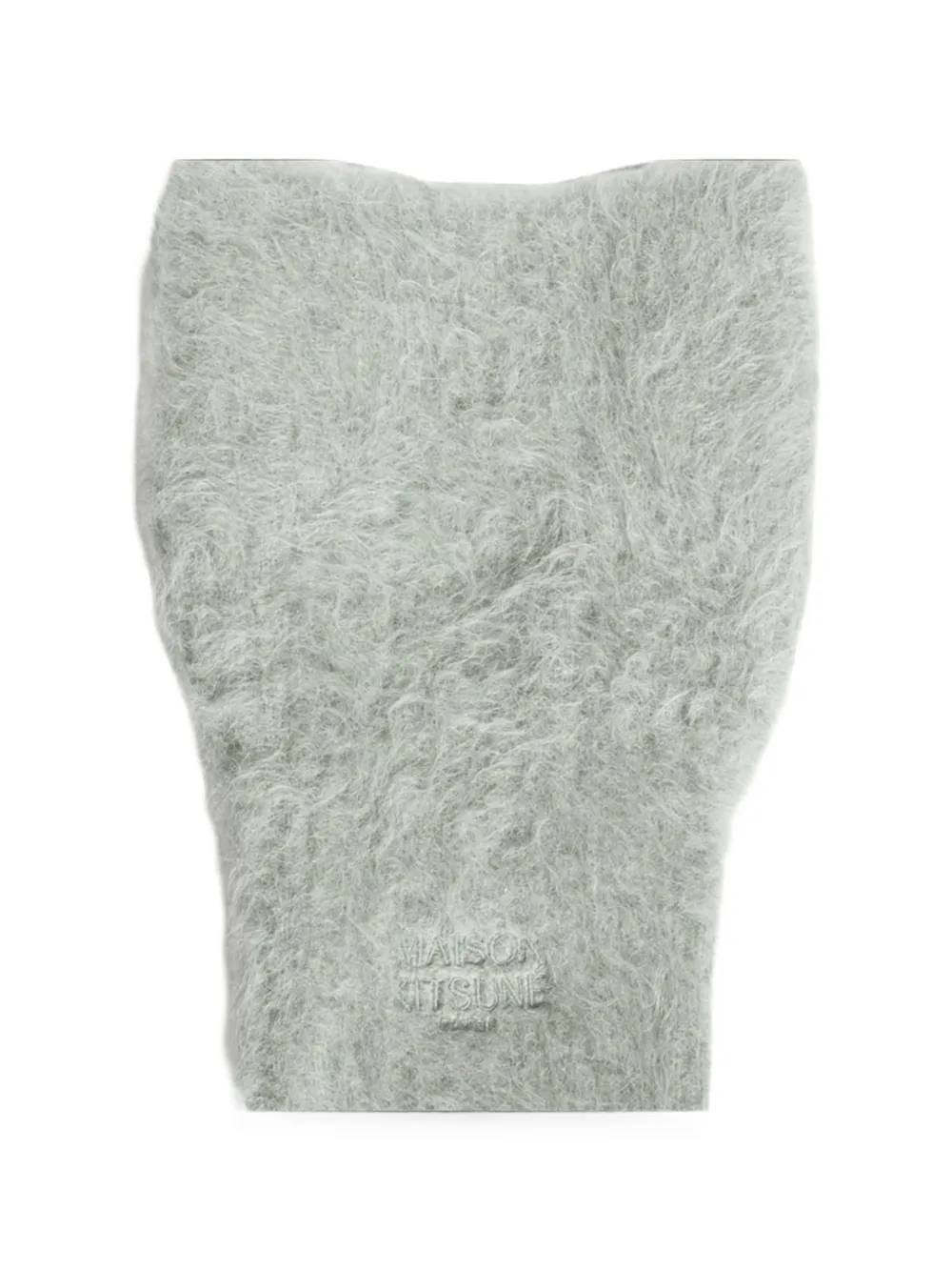 Maison Kitsuné brushed-finish balaclava hat