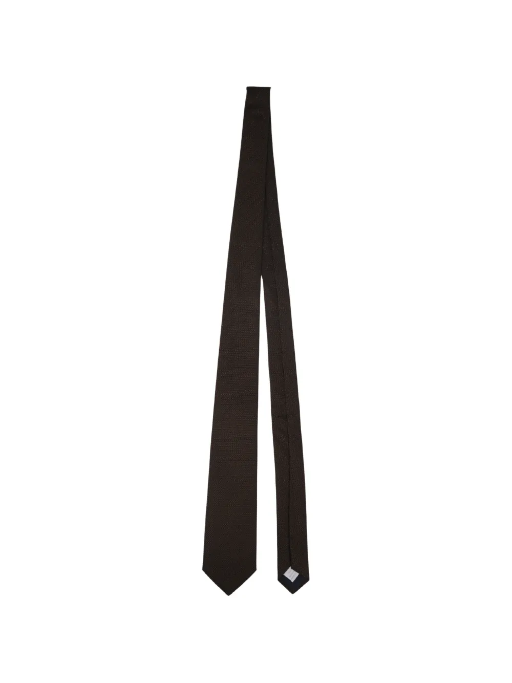 Tagliatore Stropdas met micro-patroon Bruin