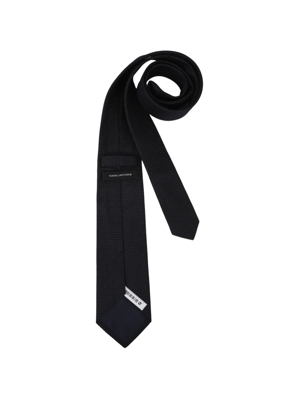 Tagliatore Stropdas met micro-patroon Zwart
