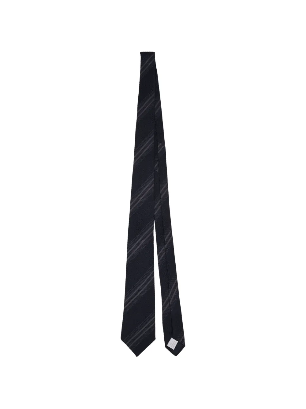 Tagliatore Gestreepte zijden stropdas Blauw