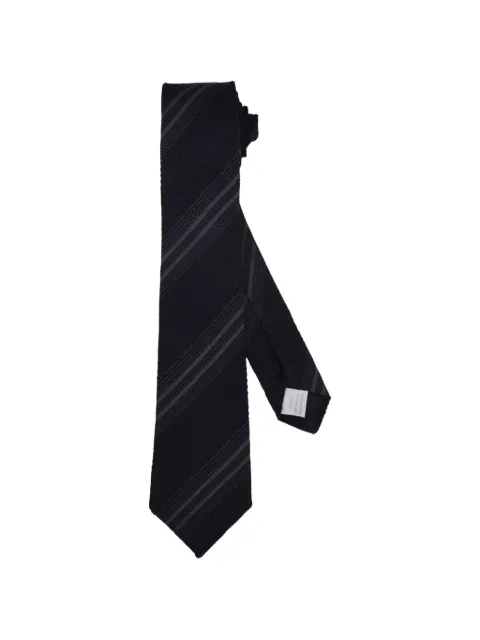 Tagliatore diagonal-stripe silk tie