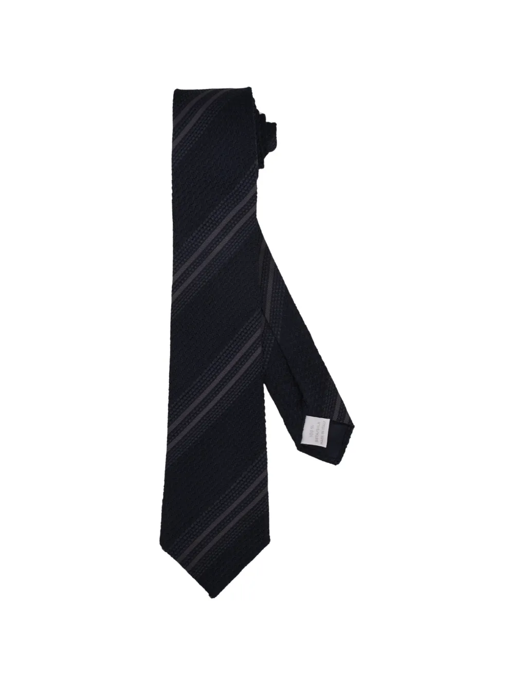 Tagliatore Gestreepte zijden stropdas Blauw