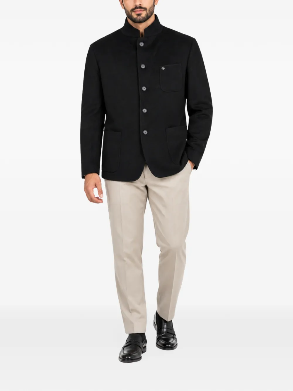 Tagliatore single-breasted blazer Zwart
