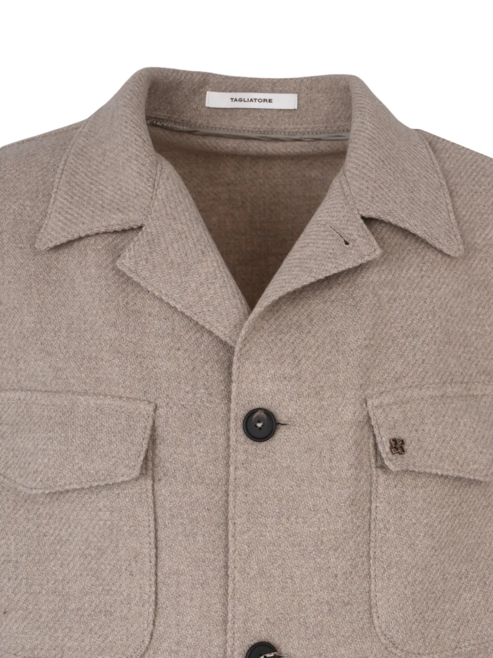 Tagliatore G-Brook jack met militaire zak Beige