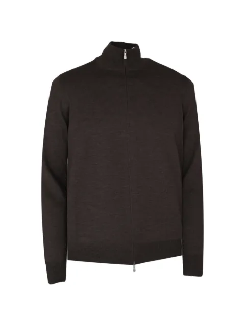 Tagliatore zip-up high-neck sweater