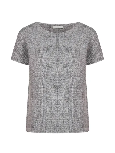 R2W ribbed short-sleeve sweater