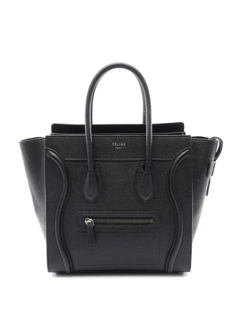 Celine Pre-Owned 2000-2026 Micro Drummed Calfskin Luggage tote bag