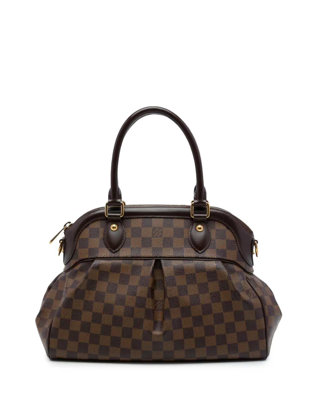 Louis Vuitton Pre-Owned Borsa a tracolla Trevi PM in tela Damier Ebène 2012 - Marrone