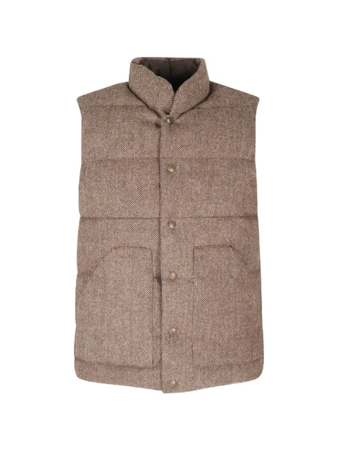 Sebago reversible padded wool gilet