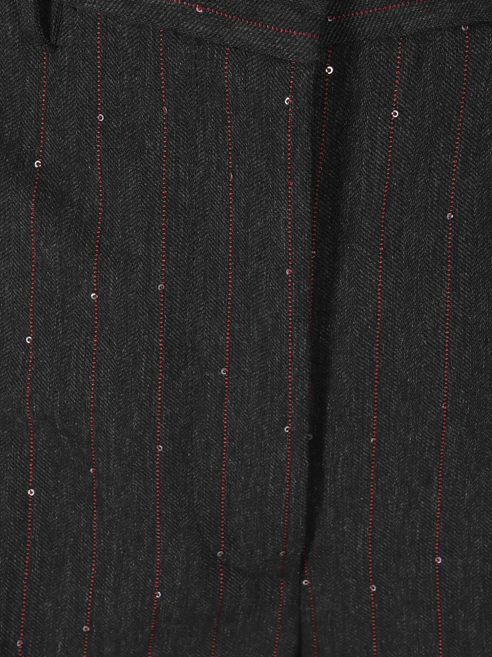 ERMANNO FIRENZE sequin-embellished trousers Grijs