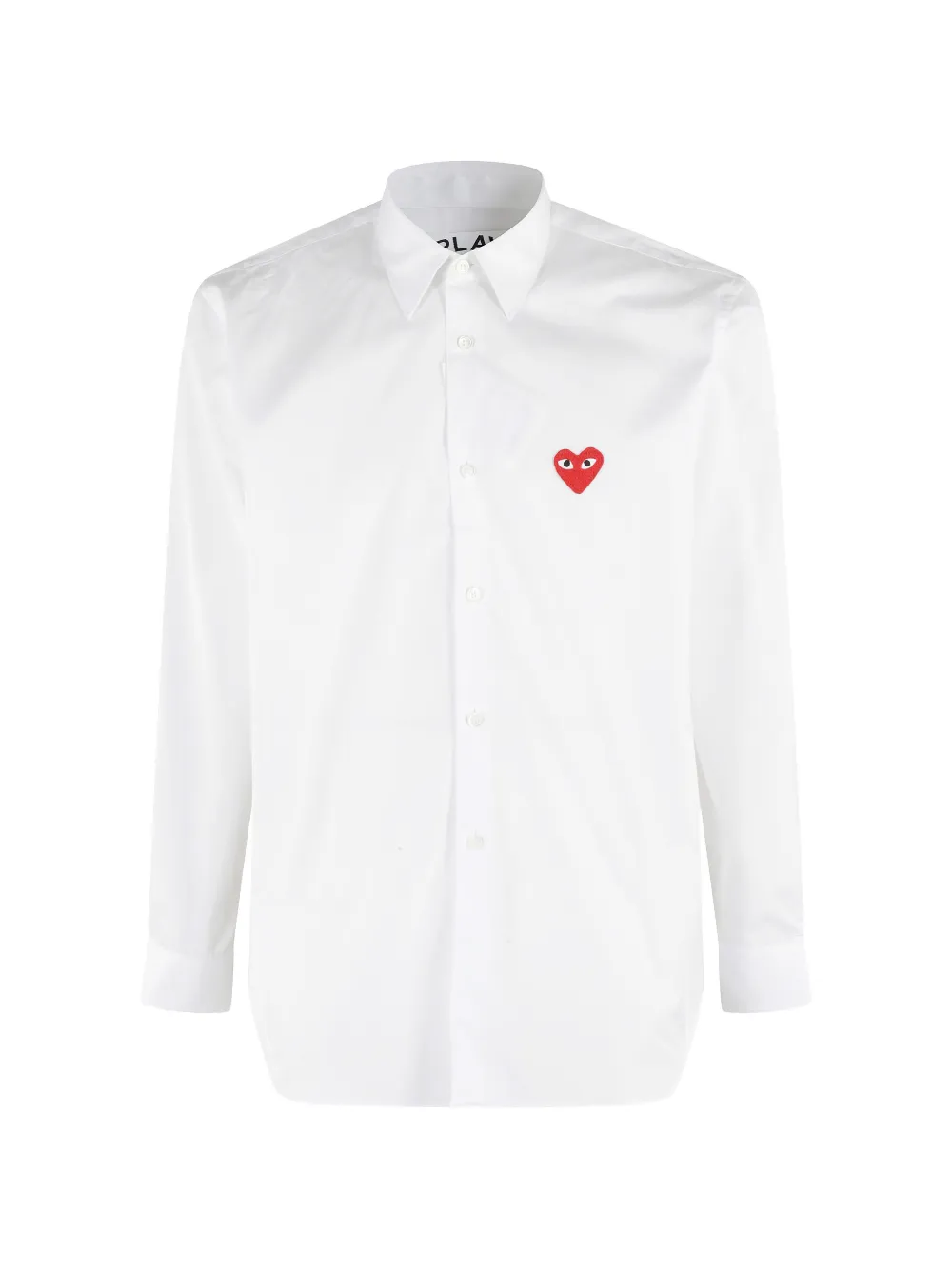 Comme Des Garçons Play heart-patch shirt - Weiß