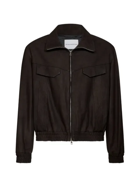 D4.0 Western-yoke leather jacket