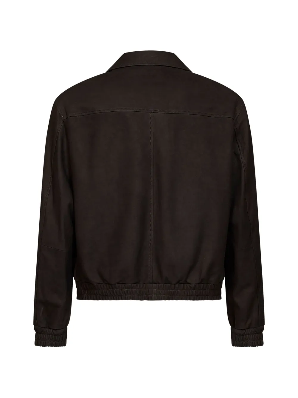 D4.0 Western-yoke leren jack Bruin