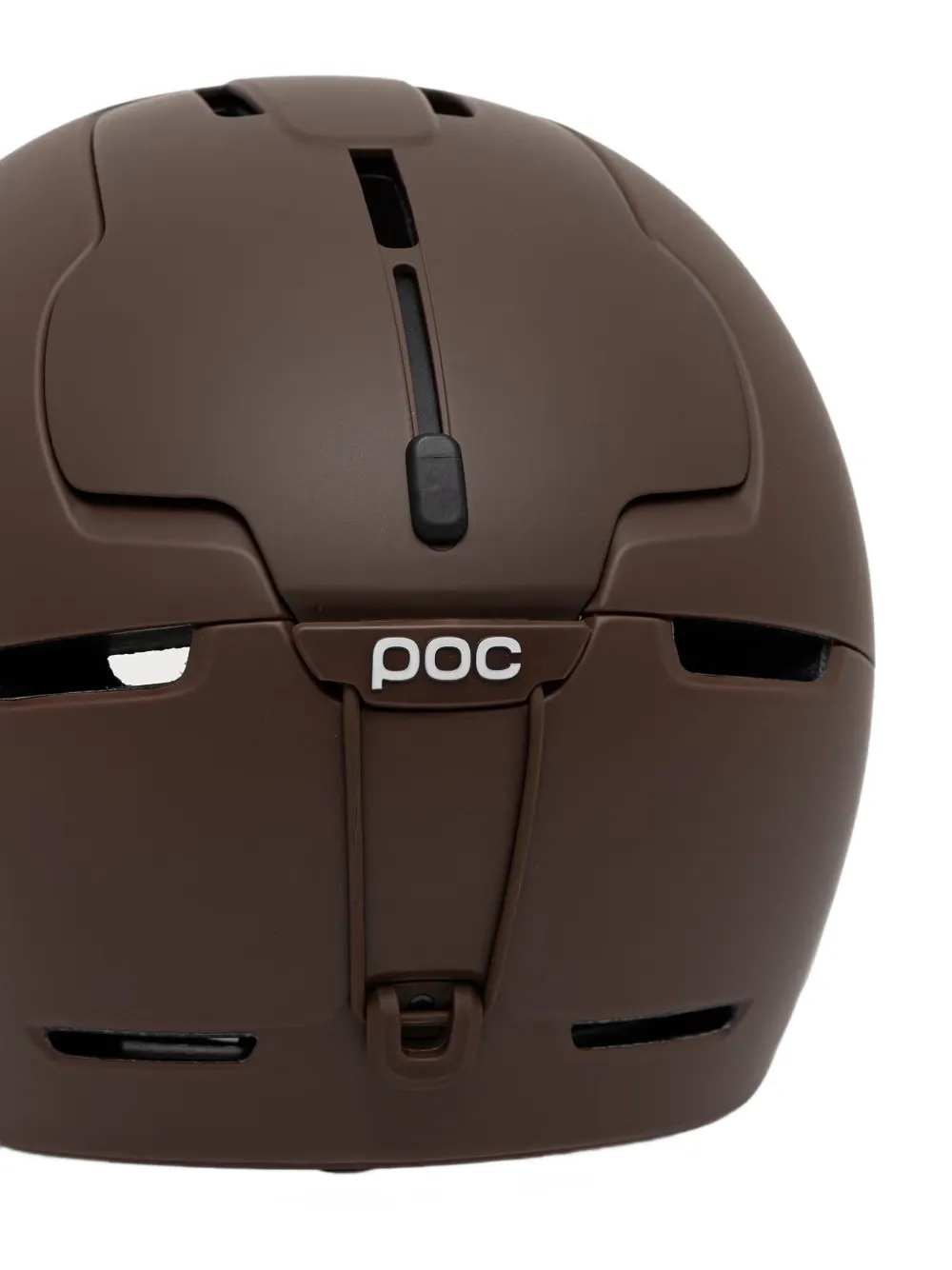 POC Obex matte skihelm met logo-print Bruin