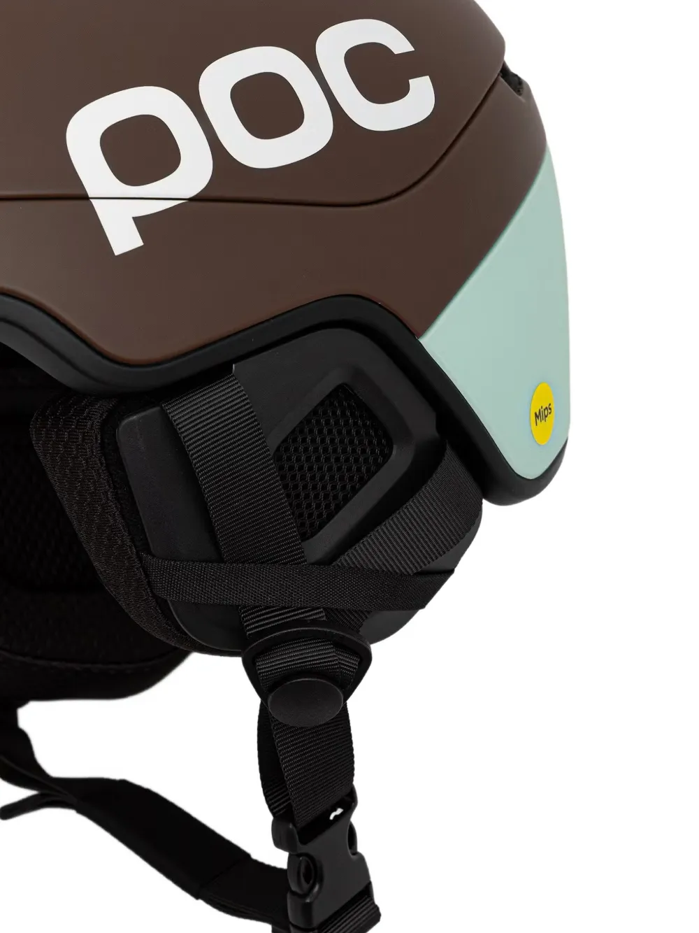 POC Obex helm met logo-print Bruin