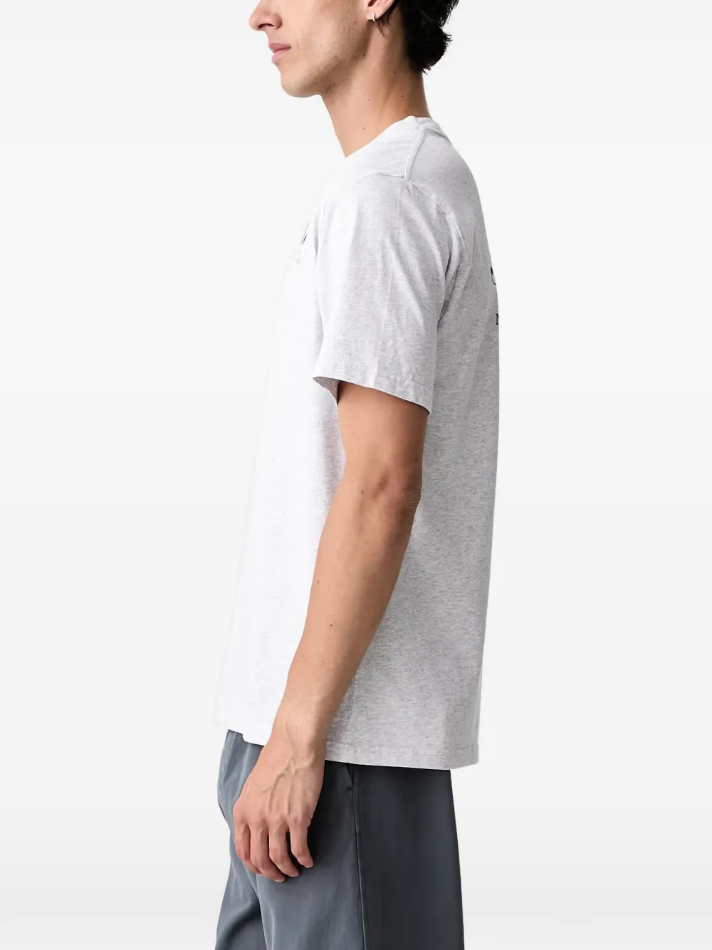 Sporty & Rich Health logo-print T-shirt Grijs