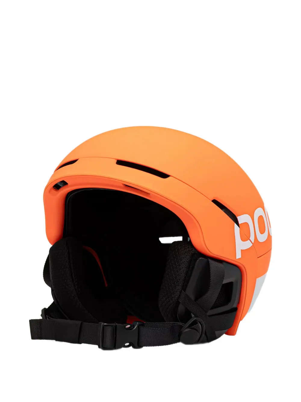 Poc Logo-print Ski Helmet In Orange