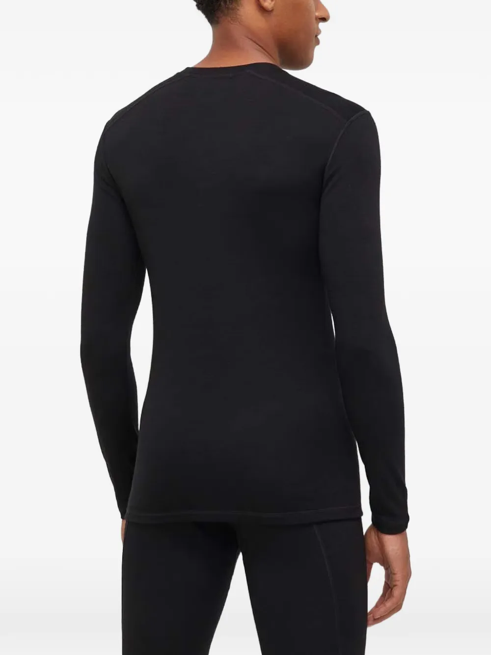 Smartwool Top met ronde hals en lange mouwen Zwart