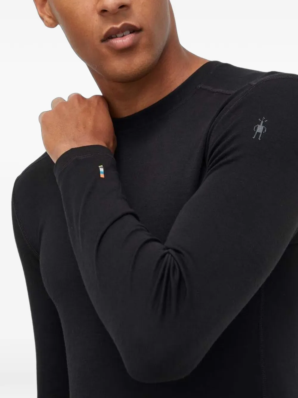 Smartwool Top met ronde hals en lange mouwen Zwart